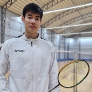 LTDS - Le Veveysan Minh Quang Pham met le nez au filet du badminton de haut niveau